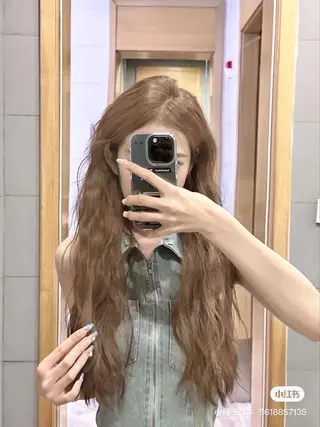 ロング カラー 大人上品🤍透明感 ベージュ🤍REOのヘアスタイル