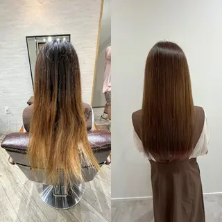 ロング ✨髪質改善✨ 縮毛矯正/佐藤恵太のヘアスタイル