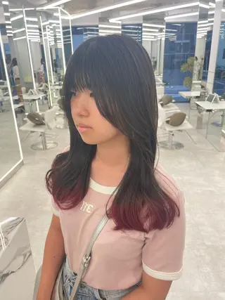 カラー ヘアアレンジ 【Sweep】おじま のぞみのヘアスタイル