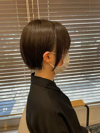 ショート 🌈ショートボブ⚪︎ 暖色🌈村山武史のヘアスタイル