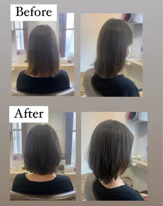 ミディアム ARCHE - OSAKA所属・心斎橋美容室 ARCHEあやかのヘアスタイル