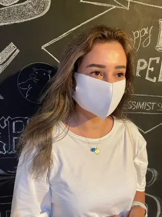 ロング カラー the OSCAR所属・韓国ヘアスタイリスト Harukaのヘアスタイル