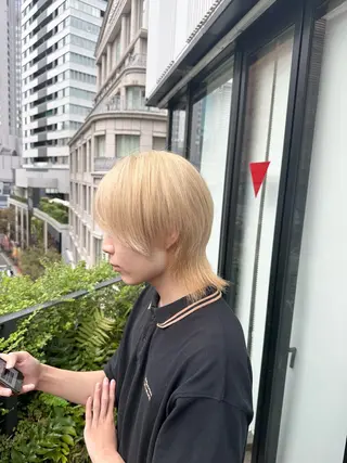 ミディアム 梅田/茶屋町/ハイト ーン/kizunaのヘアスタイル