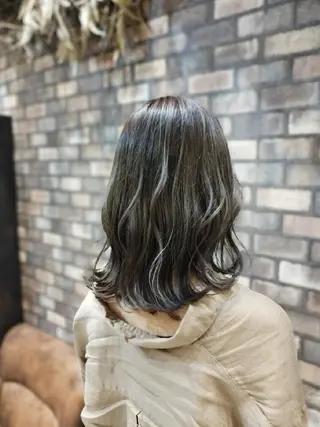 ミディアム ヘアアレンジ カラー 艶髪×美髪✨ newi八王子のヘアスタイル