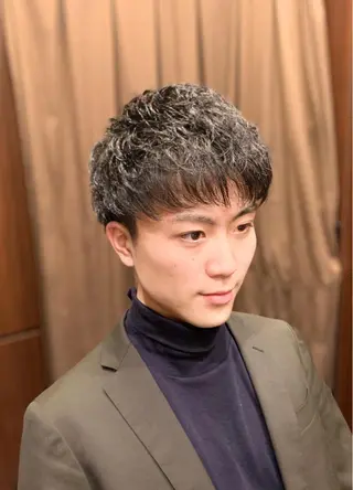 ショート ヒロ銀座所属・稲田 海斗のヘアスタイル