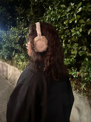 ロング カラー パーマ 小川真歩/パーマ /暖色オリーブのヘアスタイル