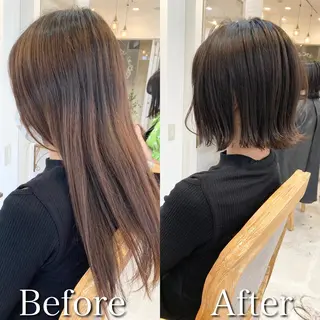 ショート カラー ボブ& 髪質改善FUMIYAのヘアスタイル