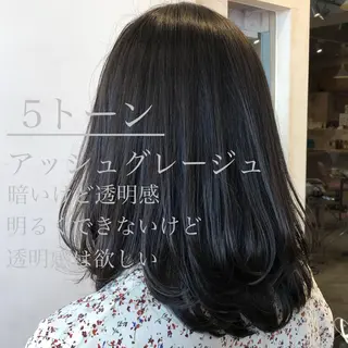 ミディアム カラー モテ髪×トレンド💕 小顔レイヤー 金井のヘアスタイル