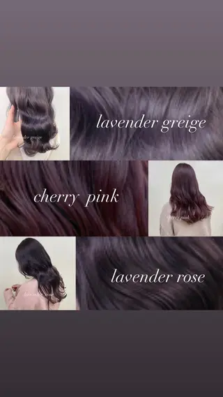 カラー トレンドカラー MAHOのヘアスタイル