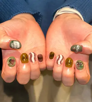 ネイル 個性派ネイル シノのネイルデザイン