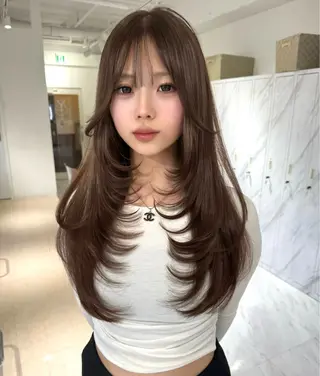 ロング レイヤーカット🫧 🎀Tomoka🎀のヘアスタイル