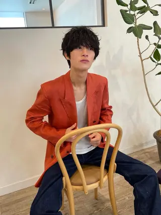 ショート パーマ メンズ garland所属・柳田 駿のヘアスタイル