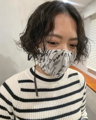 ショート パーマ 優作 〜圧倒的信頼〜のヘアスタイル