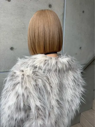 ミディアム カラー ボブ/髪質改善 jionのヘアスタイル