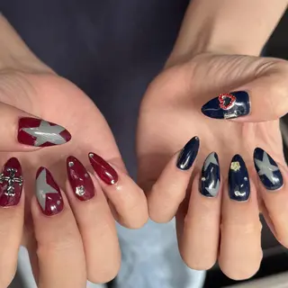 ミディアム 小川 柚香のネイルデザイン