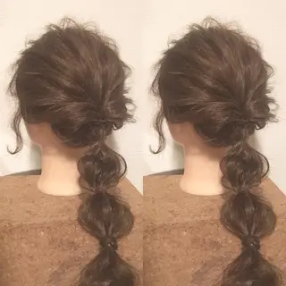 ロング ヘアアレンジ hair salon Ranun髪質改善のヘアスタイル
