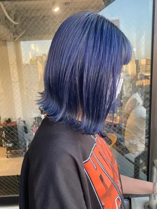 ミディアム ちばた/レイヤー 似合わせ/大阪中津のヘアスタイル