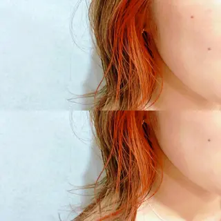 ミディアム カラー ヘアアレンジ marbles〻 chiharuのヘアスタイル