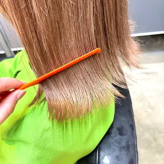 ミディアム カラー ROCCOeast Rukaのヘアスタイル