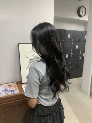 ロング 御器所／髪質 改善カラー／まりえのヘアスタイル