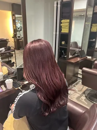 セミロング カラー 坂本奈都美 🎀のヘアスタイル