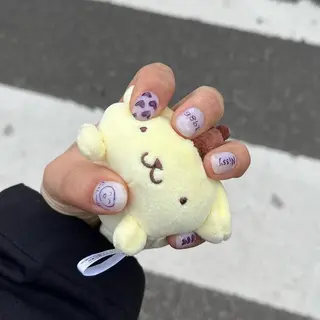 メンズ ネイル ボブ/暖色カラー コウボヒカルのヘアスタイル