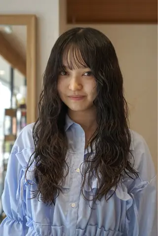 ロング パーマ レイヤー/艶カラー /yuan⟡.·のヘアスタイル