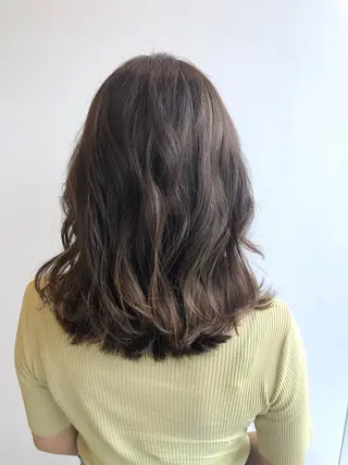 ミディアム カラー ☕️ベージュカラー 内藤光哉☕️のヘアスタイル