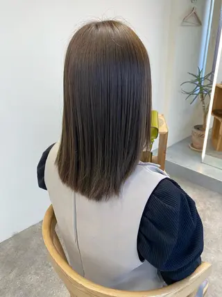 ミディアム カラー ヘアアレンジ ボブ /ニュアンス/ satomi🧸💖のヘアスタイル