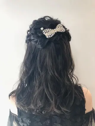 ミディアム ヘアアレンジ 女性リピ90%🍨 🩷佐藤みずきのヘアスタイル