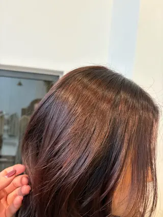 ロング カラー 辻 萌未のヘアスタイル