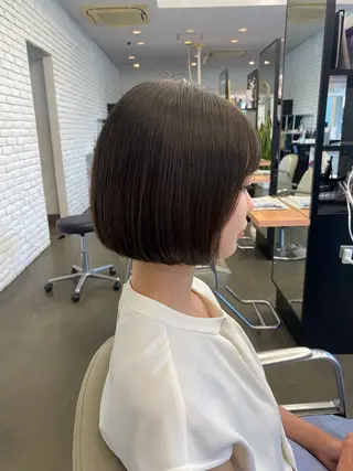 ショート DIFINOaoyama所属・🎧ayaka/ボブ /透明感カラー 🩵のヘアスタイル