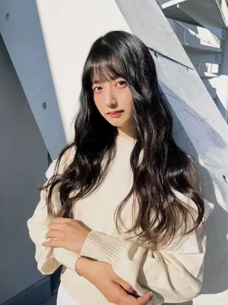 カラー 愛され抜け感ヘア 💘仙台美容室のヘアスタイル