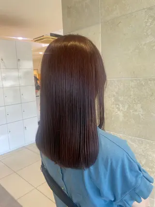 ミディアム 艶髪/透明感/ 三宅晴香のヘアスタイル