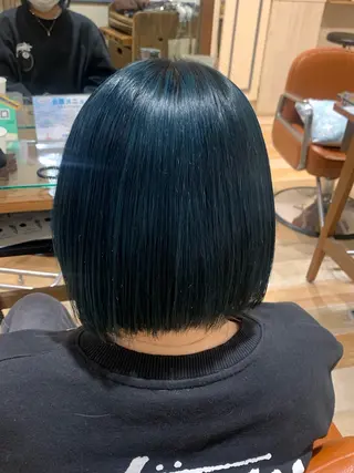 カラー 菊地 美悠のヘアスタイル