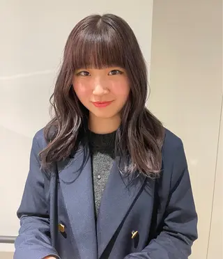 ロング カラー SITEN所属・大阪/肥後橋/淀屋橋 ワタナベサキ🪿🤍のヘアスタイル