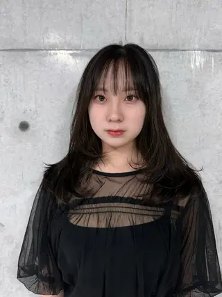 セミロング カラー 誰よりも丁寧なカット 🍀小林輝のヘアスタイル