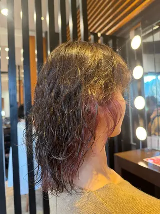 カラー パーマ 小林 大輝のヘアスタイル