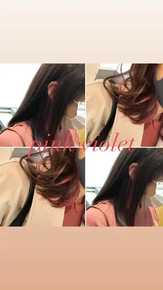 セミロング カラー 《髪質改善✖️オリー ブ🧸》小嶋拓也のヘアスタイル