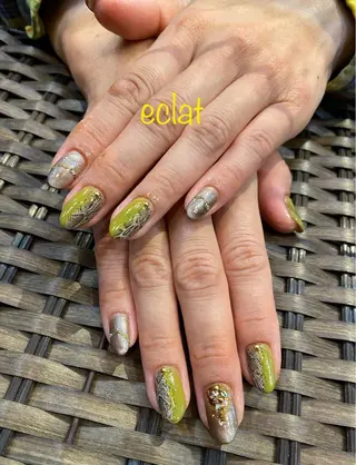 ネイル センター南 eclatのネイルデザイン