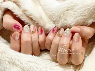 ネイル フルリール 【プライベートサロンのネイルデザイン
