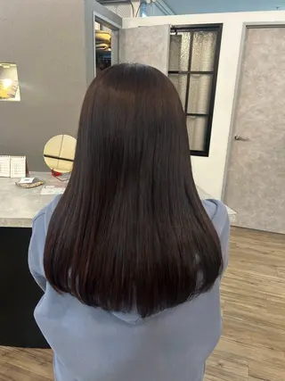 セミロング カラー ブリーチ／ヘアセット 🪞🌙minamiのヘアスタイル