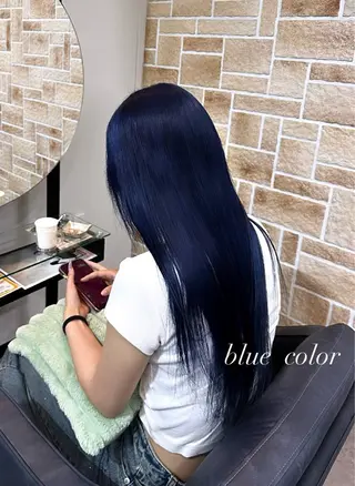 ロング カラー 栗谷 竜希のヘアスタイル