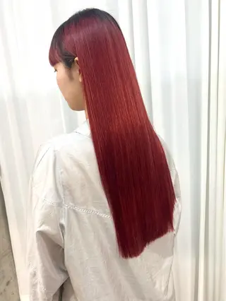 ロング カラー lani ブリーチ /ダブルカラーのヘアスタイル