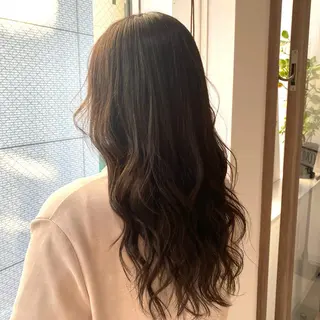 ロング カラー パーマ ヘアアレンジ 🍒透明感カラー/ emiri🍒のヘアスタイル