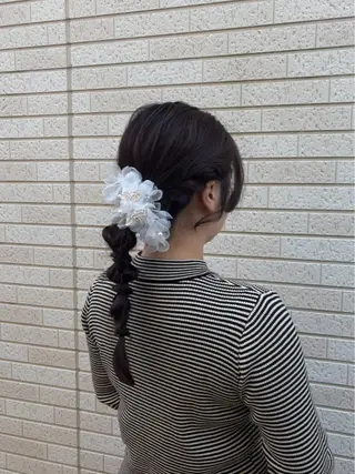 ロング ヘアアレンジ 白井 史菜のヘアスタイル