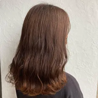 ミディアム カラー 💎髪質改善💎 西森千夏のヘアスタイル