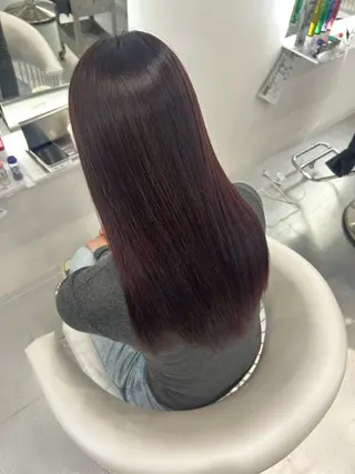 ミディアム あやめ🪽 オリーブ/ハイトーンのヘアスタイル