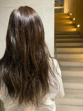 ロング カラー INORI /フェイスレイヤーのヘアスタイル