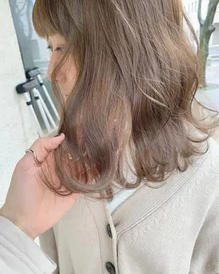 ミディアム カラー flocci🌙 フロクシのヘアスタイル